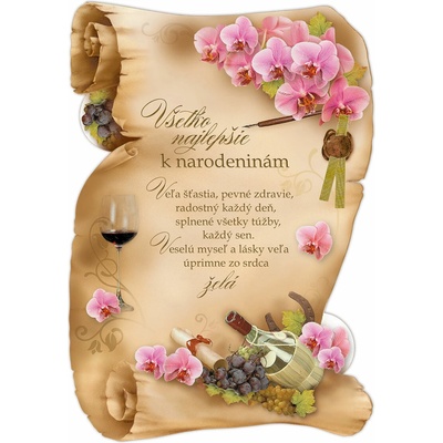 ARGUS Blahoželanie k narodeninám 15-8007