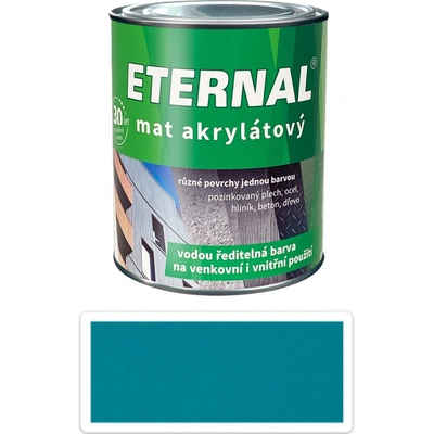 ETERNAL Mat akrylátový - vodouriediteľná farba 0,7L Tmavozelená 022