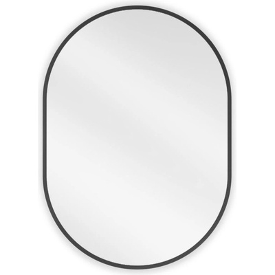 Mexen Loft овално огледало за баня 70 x 50 см, черна рамка - 9851-070-050-000-70 (9851-070-050-000-70)