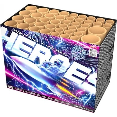 Kompaktný ohňostroj 40 rán 20,25,30 mm Heroes