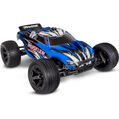 Traxxas Rustler RTR modrý AS_TRA37054-8-BLUE 1:10