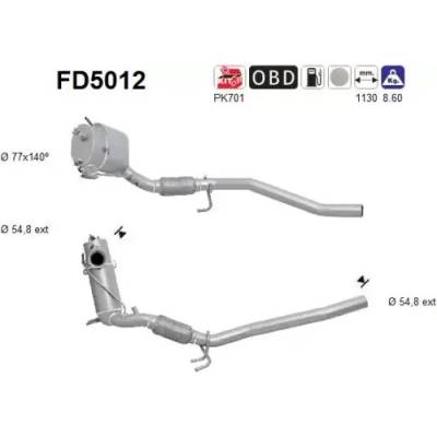 AS Filtr pevných částic ASA FD5012