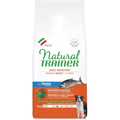 Natural Trainer adult střední tuňákové 12 kg