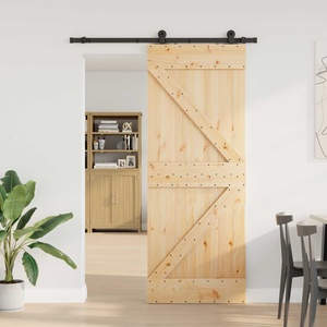 vidaXL Преплъзваща се врата NARVIK 80 x 210 см (152, 5 см) (3445218)