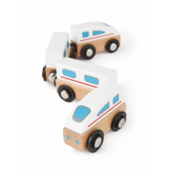 Hape Дървено влакче с магнити - Скоростно