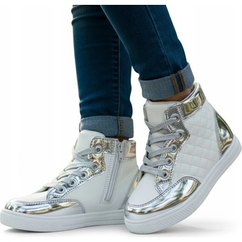 Dětské kotníkové kotníkové boty se zipem a tkaničkami