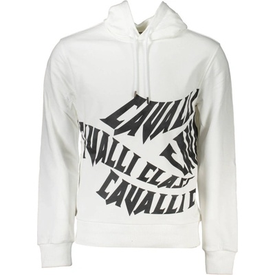 Roberto Cavalli Суитшърт за мъж cavalli class, Цвят Бяло (qxt65a-cf062_bianco_00053)