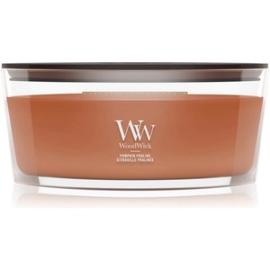 WoodWick Pumpkin Praline ароматна свещ с дървен фитил 453.6 гр