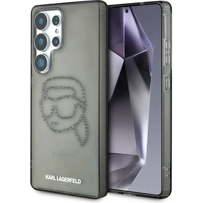KARL LAGERFELD Калъф Karl Lagerfeld Rhinestones Karl Head Logo Samsung Galaxy S25 Ultra черен (3666339450106)