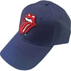 The Rolling Stones Classic Tongue Шапка с козирка Navy Blue UNI (RSCAP01N)