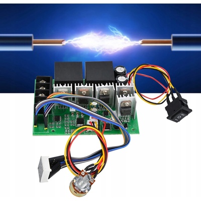 REGULÁTOR OTÁČEK PWM MOTORU CW CCW DC 12V 24V 36V 48V 80A
