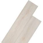vidaXL Самозалепващи PVC дъски за под Класически бял дъб 30, 5 x 61 см (42046411)