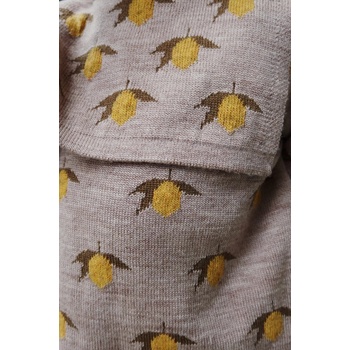 Konges Sløjd Детски вълнен пуловер Konges Sløjd BELOU LEMON KNIT BLOUSE (KS101427)