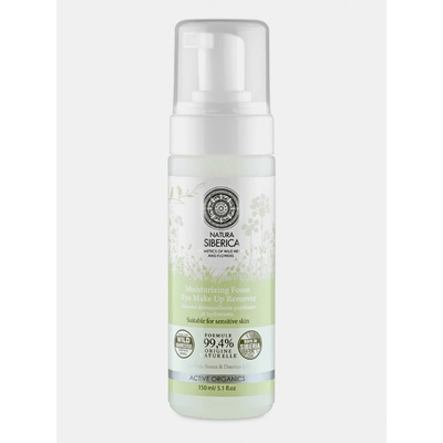 Natura Siberica hydratační pěna k odličování očí (Moisturizing Foam Eye Make-up Remover) 170 ml