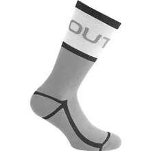 Dotout Prime ponožky light grey melange/white