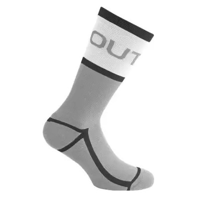 Dotout Prime ponožky light grey melange/white
