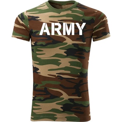 DRAGOWA Тениска с къс ръкав Army, камуфлаж, 160 г/м2 (4052)