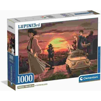 Clementoni - Puzzle Lupin III - 1 000 piese