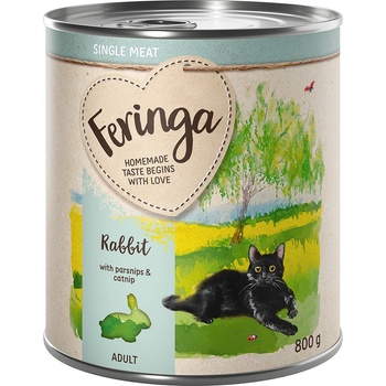 Feringa Single Meat Menu králičie s paštrnákom a mačacou mätou 12 x 0,8 kg