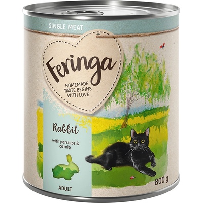 Feringa Single Meat Menu králičie s paštrnákom a mačacou mätou 12 x 0,8 kg