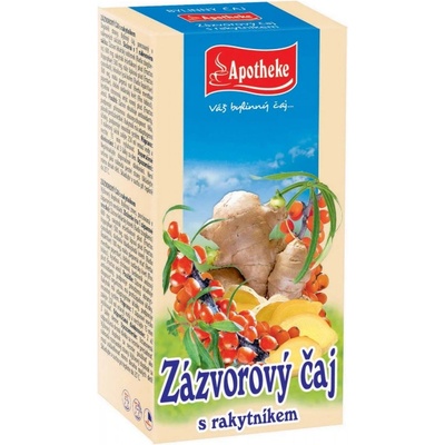Apotheke čaj Zázvorový s rakytníkem 20 x 2 g