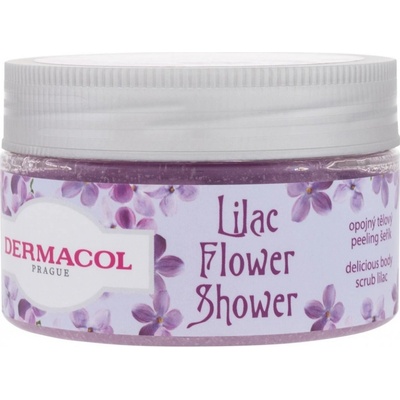 Dermacol opojný tělový peeling Šeřík Flower Care 200 g – Zboží Dáma