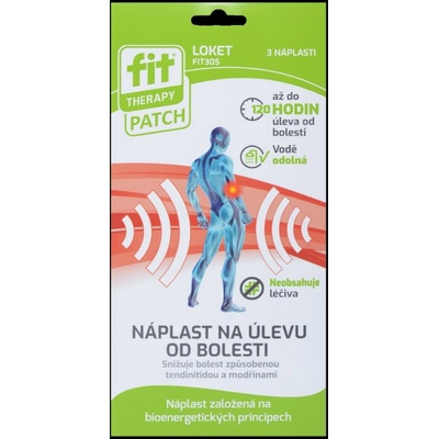 FIT Therapy Náplast na úlevu od bolesti loket 3 ks