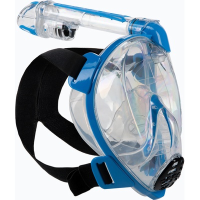 CRESSI Целолицева маска за гмуркане с шнорхел Cressi Duke Dry blue XDT000020