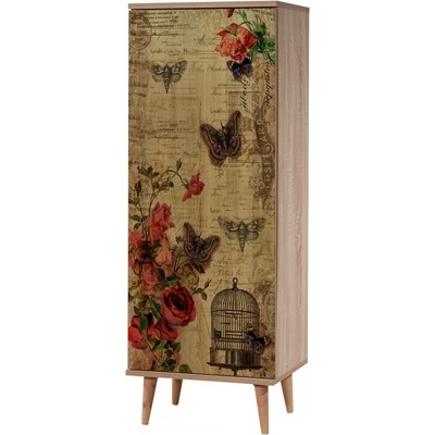 Hanah Home Filinta Butterflies 50x135 cm dub sonoma