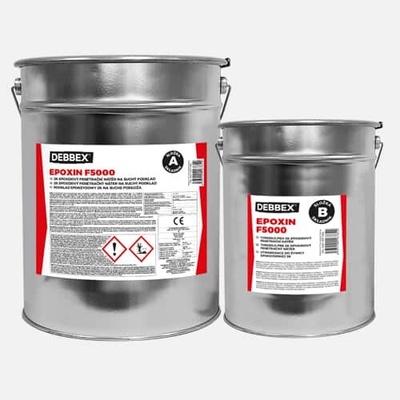 Den Braven EPOXIN F5000 5+1 kg Typ: sada plechovek, Barva: světle šedá