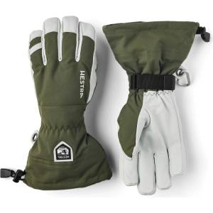 Hestra Ръкавици Hestra Army Leather Heli Ski 5 Finger Gloves - Olive - размер 8 (EU) (202-2079-1113)