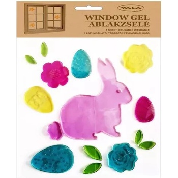 QX Розов заек - декорация за прозорец (312764)