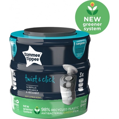 Tommee Tippee Sangenic Twist & Click 3 ks