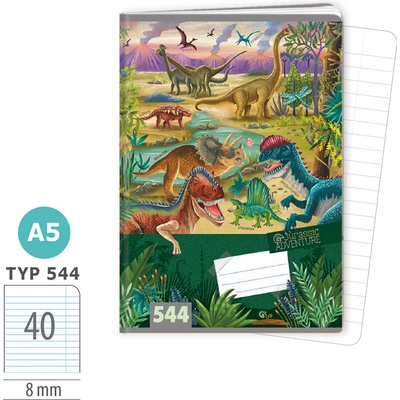 Argus Sešit A5 TYP 544 Jurassic ADVENTURE