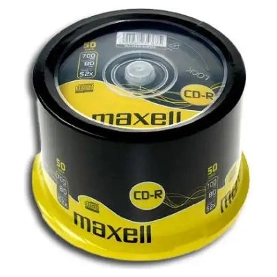 Maxell CD-R80 MAXELL cake box wrapped, 700MB, 52x, 50 бр (628523.40.AS)