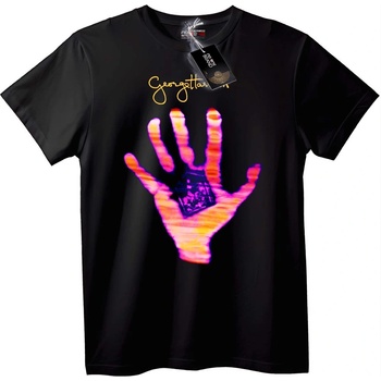 NOONEBRAND Тениска Георги Ръчно Изкуство - 2XL, Black