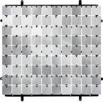 GoDan Panel dekoracyjny srebrny czarne tło typ B 30x30cm