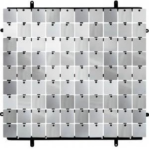 GoDan Panel dekoracyjny srebrny czarne tło typ B 30x30cm