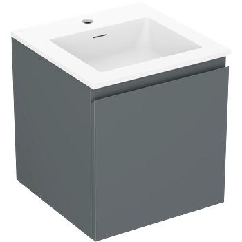 Mexen Orio баня шкаф 45 см с мивка Otis, 1 чекмедже, графит мат/бял мат - 91A10-04547-1-BF66-W18M01 (91A10-04547-1-BF66-W18M01)