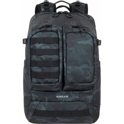Riva Case 7661 šedá / Navy Camo batoh na notebook 17.3" RC-7661-N