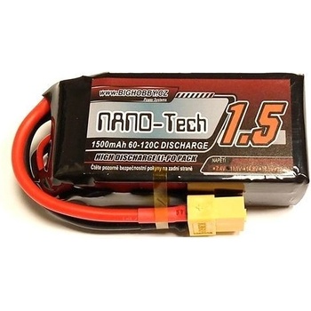 Bighobby Li-pol baterie 1500mAh 3S 60C 120C -NANO Tech