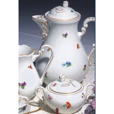 Etažér trojdielny tanierový 35cm HÁDZANKA Český porcelán Dubí