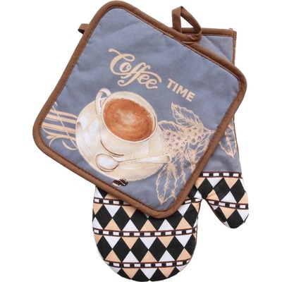 Praktik CHŇAPKA kuchynská rukavica s podložkou 87 káva