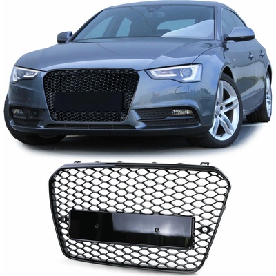 Angeleyes Športová čierna lesklá maska Audi A5 B8 8T Facelift