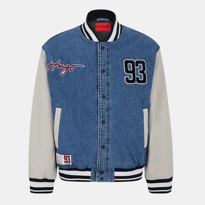 Hugo Яке Hugo Men's Denim Jacket - Bright Blue