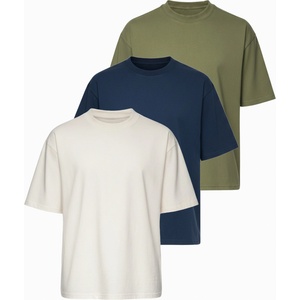 Ombre Clothing Тениска OM-TSBC-0291 - off white/бледо маслинена/navy Ombre Clothing Ombre Clothing | Sin | МЪЖЕ | S