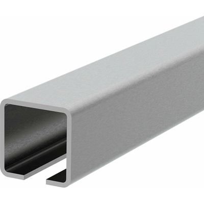 Profil vodiaci spodný INOX, 76x76x3mm, L3m