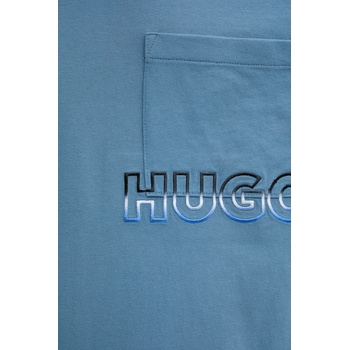 HUGO Blue Памучна тениска Hugo Blue Nogoste (50549120)