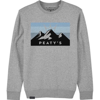 Peaty's PUBWEAR mikina 3 peaks sunrise/heather grey