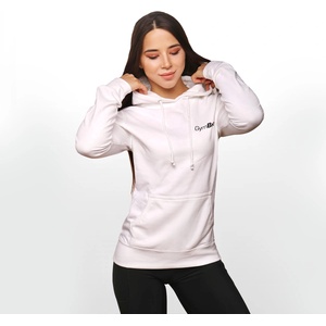 GymBeam Дамски суичър PRO White XS